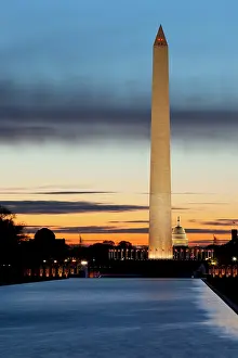 Jannsen: Sunrise over Washington Monument and the
