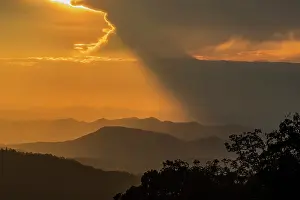 Chicaque: sunset, Chicaque Natural Park, Colombia