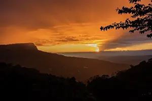 Chicaque: sunset, Chicaque Natural Park, Colombia