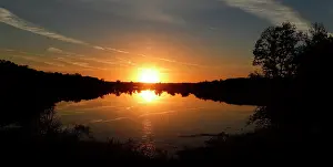 Detroit: Sunset, Detroit Lakes, Minnesota, USA, North America