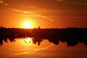 Detroit: Sunset, Detroit Lakes, Minnesota, USA, North America