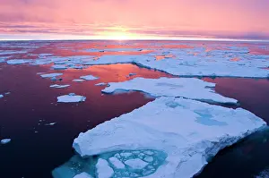 Broken: Sunset, Greenland Sea, East Coast of Greenland