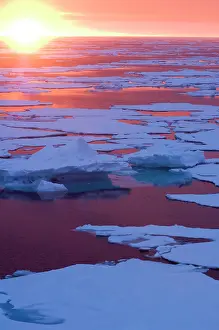 Broken: Sunset, Greenland Sea, East Coast of Greenland