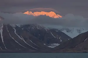 Flame: Sunset at Hornsund - Svalbard - Norway