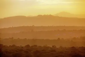 Transborder: Sunset landscape in Pretoriuskop from Kruger National