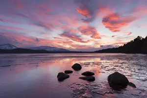 Morlich: Sunset at Loch Morlich - Cairngorms National