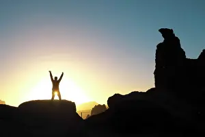 Teide: Sunset at the Los Roques de Garcia, Teide National