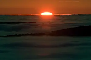 Meissner: Sunset - over Meissner Hills