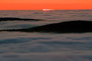 Meissner: Sunset - over Meissner Hills