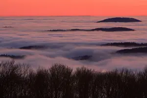 Meissner: Sunset - over Meissner Hills