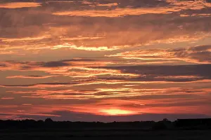 Geoff Du Feu: Sunset Norfolk UK