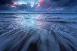 Zandvoort: Sunset over North Sea