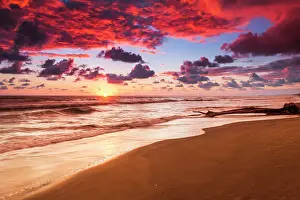 Romantic: Sunset at Playa Matapalo, Puntarenas Province, Costa Rica