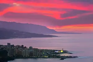 Howse: Sunset, Puerto de la Cruz, Tenerife, Canary Islands