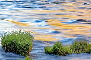 Yosemite: Sunset reflection on Merced River, Yosemite National