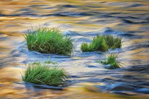 Yosemite: Sunset reflection on Merced River, Yosemite National