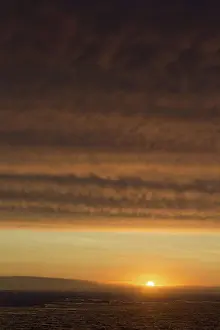 Floes: Sunset over seascape