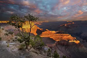Weathered: Sunset from south rim, Grand Canyon National Park, Arizona