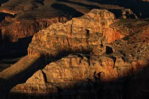 Weathered: Sunset from south rim, Grand Canyon National Park, Arizona