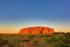 Sunsets: Sunset at Uluru, Ayers Rock, Uluru-Kata Tjuta National