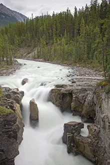 Rapids: Sunwapta Falls upper falls