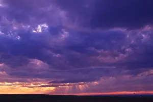 Storms: A supercell thunderstorm rotates across central