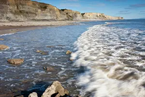 Breakers: Surf with cliffs, Dunraven Bay, Glamorgan Heritage