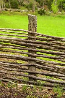 Bohuslan: Sweden, Bohuslan, Tanumshede, traditional architecture