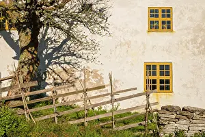 Gotland: Sweden, Gotland Island, Fleringe, exterior farm