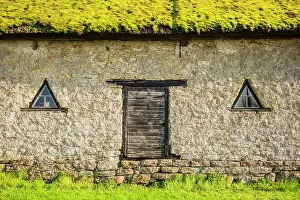 Oland: Sweden, Oland Island, Himmelsberga, antique farm building