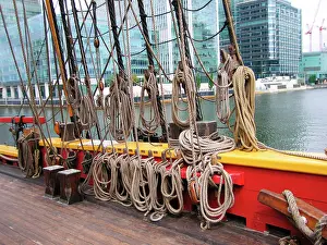 Rigging: The Swedish Ship Gotheborg - ropes / rigging