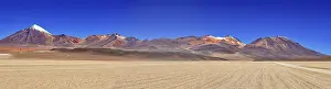 Peaks: Sweeping panoramic views of a series of mountains