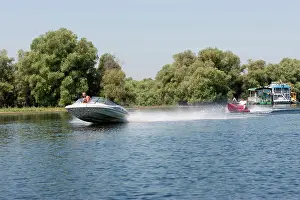 Flooding: Swimming holes and fun sport in the Danube