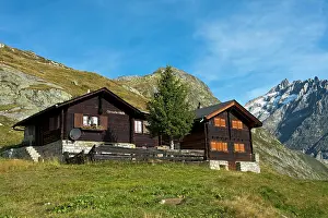 Chalets: Swiss Chalets on an alp, Belalp, Canton of Valais