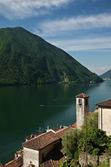 Catholicism: Switzerland, Ticino Canton, Gandria. Town
