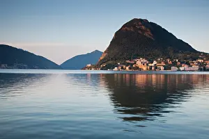 Lakefront: Switzerland, Ticino Canton, Lugano. Lakefront