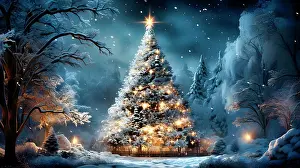 Generated: Symbolic photo for Christmas, Large, decorated and