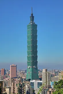 Taipei: Taipei 101 skyscraper in Xinyi District, Taipei, Taiwan