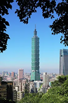 Taipei: Taipei 101 skyscraper in Xinyi District, Taipei, Taiwan