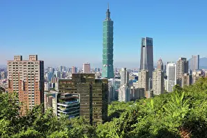 Taipei: Taipei 101 skyscraper in Xinyi District, Taipei, Taiwan