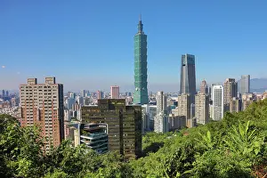 Taipei: Taipei 101 skyscraper in Xinyi District, Taipei, Taiwan