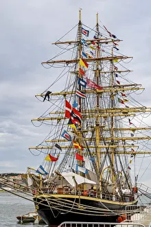 Ship: The Tall Ship Races in port in Lisbon, Portugal