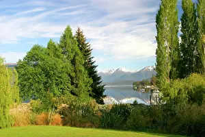 Perspective: Te Anau, New Zealand. Lake Te Anau is New