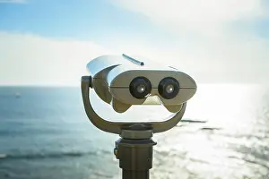 Telescope: Telescope aimed at a distance, Crystal Cove State
