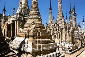 Burmese: Temple complex at Inle Lake, Myanmar