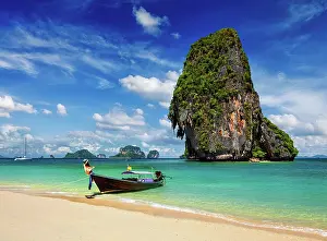 Clean: Thailand tropical vacation concept background, Long