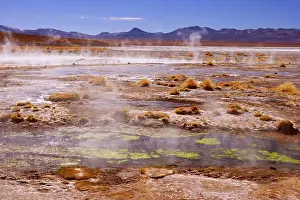 4300: Thermas de Chalviri - Altiplano landscape with
