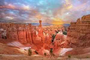 Adam Jones: Thor's Hammer at sunrise Bryce Canyon National Park, Utah