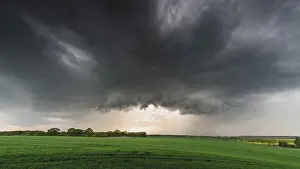 Cell: Thunderstorm cell, Elbe Sandstone Mountains, Saxon