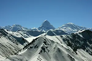 Kazakhstan: Tienschan mountain with Khan Tengri peak